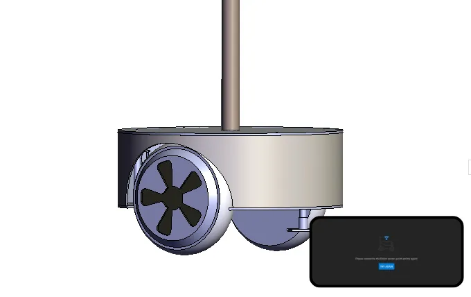 Autonomous robot navigating a warehouse